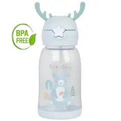 MUNDO BEBE - Vaso Pitillo Termo Para Bebe Verde Niño Azul