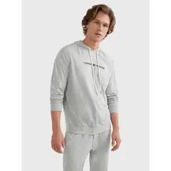 TOMMY HILFIGER - Buzo Gris de Pijama Para Hombre Gris