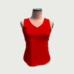 L Y H - Camiseta Para Mujer Rojo Marca L&H