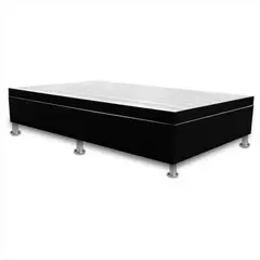 MAGIC CLASS - CAMA BAÚL CON APERTURA VERTICAL 140X190 MICROFIBRA NEGRO