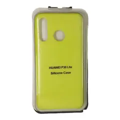 GENERICO - Forro Silicone Case Compatible con Huawei P30 Lite Amarillo