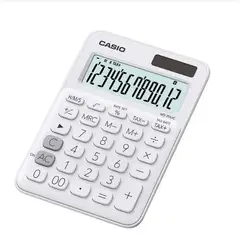 CASIO - Calculadora De 12 Digitos Color Blanco Ms-20uc-we