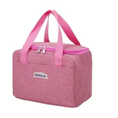 IKSA - Bolso Lonchera En Tela Oxford Con Aislamiento Térmico_.