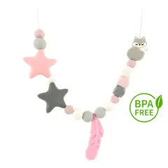 MAMI MAUSS - Collar de lactancia estrellas y pluma