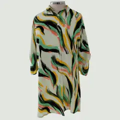 L Y H - Bluson Para Mujer Manga 3/4 Verde Marca L&H