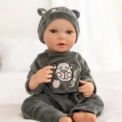 GENERICO - Muñeco Reborn Bebé Cuerpo de Algodón - Noah