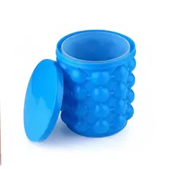 XIONG CHENG - Hielera Molde Silicona Doble Cámara Para 120 Cubos De Hielo