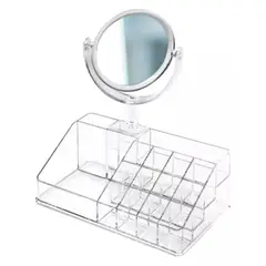 GENERICO - Organizador Maquillaje Acrilico Con Espejo Cosmeticos Joyas