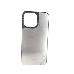 GENERICO - Forro Silicon Case Tify Espejo Compatible con Iphone 14 Pro Max Plateado