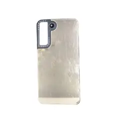 GENERICO - Forro Silicon Case Tify Espejo Compatible con Samsung S22 Plus Dorado
