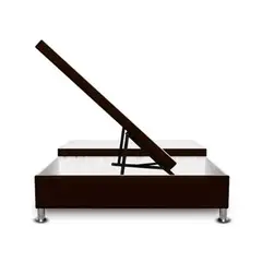 MAGIC CLASS - CAMA BAUL DIVIDIDA 140X190 MICROFIBRA CAFÉ