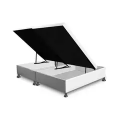 MAGIC CLASS - CAMA BAUL DIVIDIDA 140X190 MICROFIBRA BLANCO