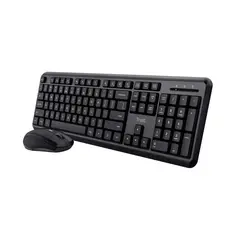 TRUST - Combo Teclado y Mouse Negro