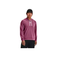 UNDER ARMOUR - Buzo Mujer RIVAL TERRY HOODIE Rosado