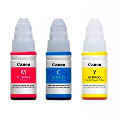 CANON - Tinta GI190 para impresoras G1100 G2100 G3100 G3110 G4100 KITX3