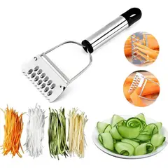 GENERICO - Rallador Rebanador De Verduras O Fruta De Acero Cortador