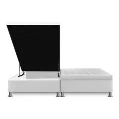 MAGIC CLASS - CAMA BAUL DIVIDIDA 160X190 MICROFIBRA BLANCO