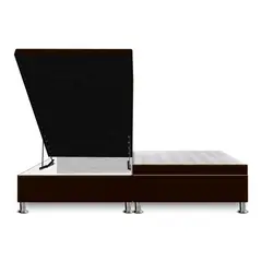 MAGIC CLASS - CAMA BAUL DIVIDIDA 200X200 ECOCUERO CAFÉ