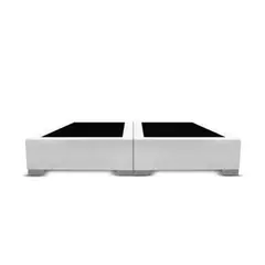 MAGIC CLASS - BASE CAMA DIVIDIDA PREMIUM TOP 120X190 ECOCUERO BLANCO