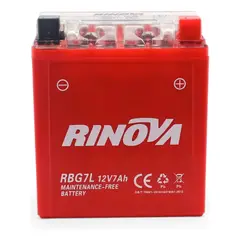 MERLIN ROD RINOVA - Bateria De Gel Para Motocicleta 12v 7ah Rbg7l Rinova