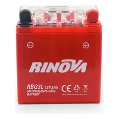 MERLIN ROD RINOVA - Bateria De Gel Para Motocicleta 12v 3ah Rinova