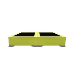 MAGIC CLASS - BASE CAMA DIVIDIDA PREMIUM TOP 140X190 MICROFIBRA VERDE