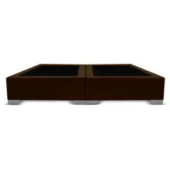 MAGIC CLASS - BASE CAMA DIVIDIDA PREMIUM TOP 160X190 ECOCUERO CAFÉ