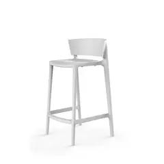 VONDOM - BUTACO BAJO AFRICA BLANCO EN POLIPROPILENO