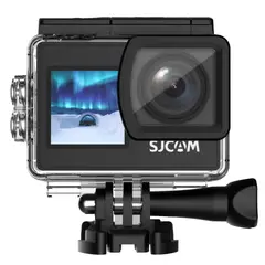SJCAM - Cámara De Acción Sj4000 De Doble Pantalla 4k Wifi A Pr