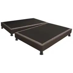 DORMILANDIA - Base cama dividida café semidoble 120x190