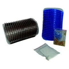 GENERICO - CEPILLO RASCADOR PARA GATOS ESQUINERO