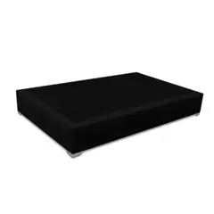 MAGIC CLASS - BASE CAMA PREMIUM TOP 100X190 ECOCUERO NEGRO