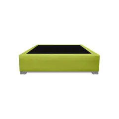 MAGIC CLASS - BASE CAMA PREMIUM TOP 100X190 ECOCUERO VERDE