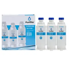 COREAQUA - Filtro Agua Para Nevera Set X3 Samsung Da97-17376b