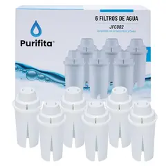 COREAQUA - Filtro De Agua Para Nevera LG Adq73693901 Set X6-