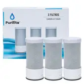 COREAQUA - Filtros Repuesto Purificador de Agua Llave Grifo Purifita x3-