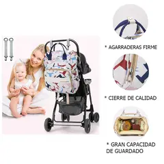 LANZURY IMPORTACIONES - Pañalera Bolso Maternidad de Gran Capacidad - LLAMA-