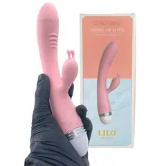 GENERICO - Vibrador Doble Estimulación Punto G Y Clítoris Juguete Sexual-