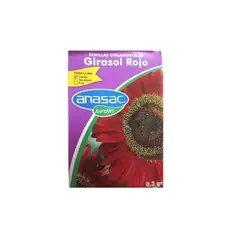 ANASAC - Semilla Girasol Rojo 0,3 Gramos