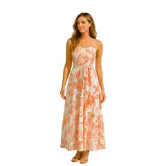 FRIOLENTA - Vestido Verano Moda Flores Playa Fiesta
