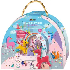 JUGANDO Y EDUCANDO - Juguete Niñas Set De Arte Y Manualidades Unicornios Tejidos