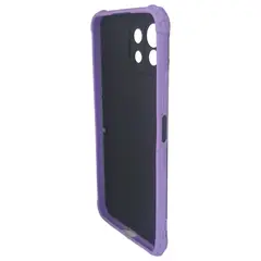 GENERICO - Estuche Mate Rígido Antigolpes Para Xiaomi Mi 11 Lite MORADO