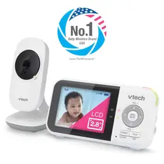 VTECH - Monitor Camara Bebe VM819 1000 Pies Vision Nocturna