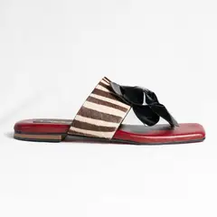 PRESTIGIO - Sandalia Cuero Animal Print