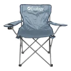 ECOLOGY - Silla Plegable Para Camping Weekend Gris