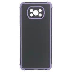 GENERICO - Estuche Mate Rígido Antigolpes Para Xiaomi Poco X3 MORADO