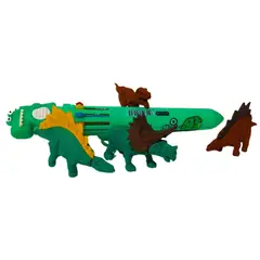GENERICO - Combo Esfero +4 Borradores Motivo Dinosaurio Realistas Niños