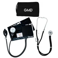 GMD - Kit Tensiometro Manual + Fonendoscopio Rappaport Color Negro