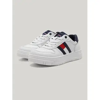 TOMMY HILFIGER - Tenis Casual Para Niños Blanco