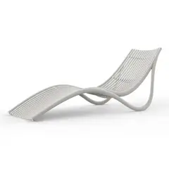 VONDOM - ASOLEADORA IBIZA ECRU EN POLIPROPILENO